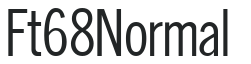 ft68 Normal letters preview