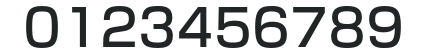 GShinGoPro-Medium numbers preview