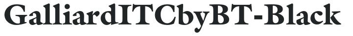 GalliardITCbyBT-Black preview