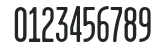GarageGothic-Regular numbers preview