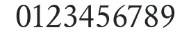 Garamond 3 URW numbers preview