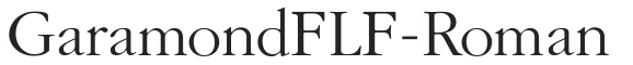 GaramondFLF-Roman preview