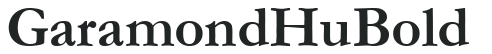 Garamond Hu Bold preview