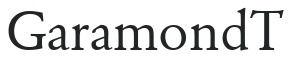 GaramondT preview