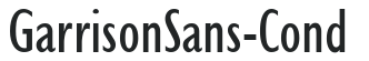 GarrisonSans-Cond preview