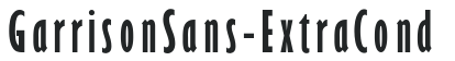 GarrisonSans-ExtraCond preview