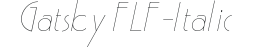 GatsbyFLF-Italic preview