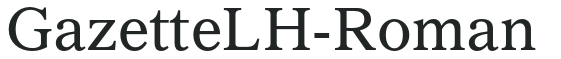 GazetteLH-Roman preview