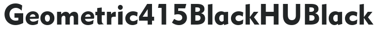 Geometric 415 BlackHU Black preview