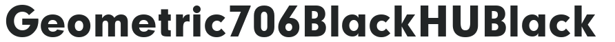 Geometric 706 BlackHU Black preview