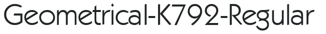Geometrical-K792-Regular preview