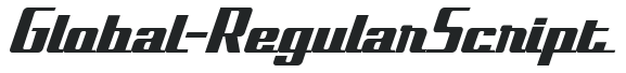 Global-RegularScript letters preview