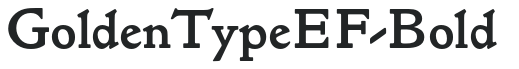 GoldenTypeEF-Bold preview