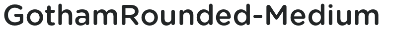 GothamRounded-Medium letters preview