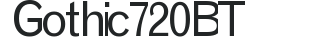 Gothic 720 BT preview