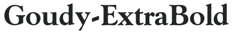 Goudy-ExtraBold preview