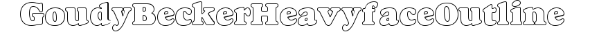 Goudy_Becker_Heavyface_Outline preview