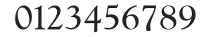 Goudy Catalogue HU Normal numbers preview