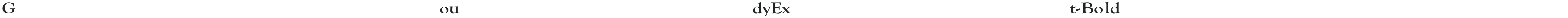 GoudyExt-Bold preview