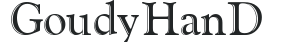 GoudyHanD preview