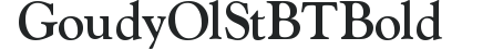 GoudyOlSt BT Bold preview