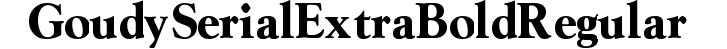 Goudy-Serial-ExtraBold-Regular preview