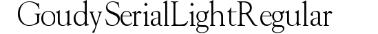 Goudy-Serial-Light-Regular preview