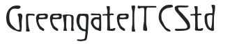 GreengateITCStd letters preview