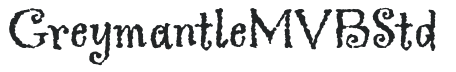 GreymantleMVBStd letters preview
