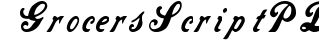 Grocers Script PDF preview