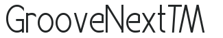 GrooveNext™ letters preview