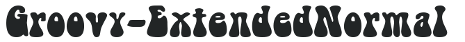 Groovy-Extended Normal letters preview