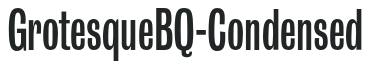 GrotesqueBQ-Condensed preview