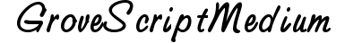 GroveScriptMedium preview