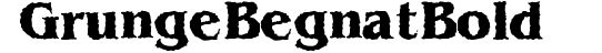 Grunge Begnat Bold preview