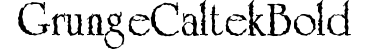 Grunge Caltek Bold preview