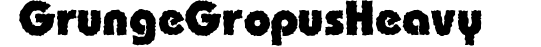 Grunge Gropus Heavy preview
