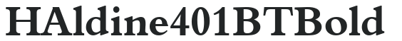H_Aldine 401 BT Bold preview