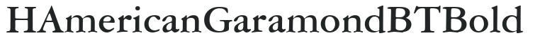 H_American Garamond BT Bold preview
