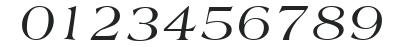 HAmherst Italic numbers preview