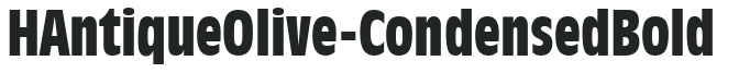 HAntiqueOlive-Condensed Bold preview