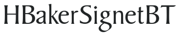 H_Baker Signet BT letters preview