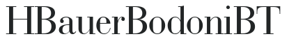 H_Bauer Bodoni BT preview