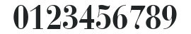 H_Bauer Bodoni BdCn BT numbers preview