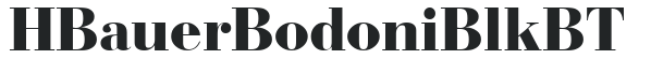 H_Bauer Bodoni Blk BT preview