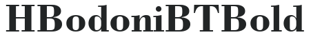 H_Bodoni BT Bold preview