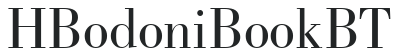 H_Bodoni Book BT preview