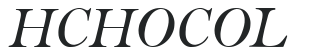 H_CHOCOL letters preview