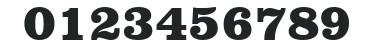 H_Clarendon Black BT numbers preview