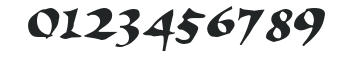 H_Elbjorg Script numbers preview